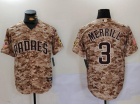 San Diego Padres #3 Jackson Merrill Camo Salute Jersey