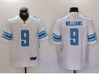 Detroit Lions #9 Jameson Williams White Vapor Limited Jersey