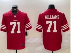 San Francisco 49ers #71 Trent Williams Red Limited Jersey