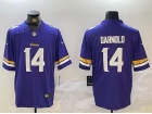 Minnesota Vikings #14 Sam Darnold Purple Limited Jersey