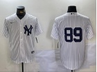 New York Yankees #89 White Cool Base Jersey