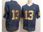 Notre Dame Fighting Irish #13 Navy Blue with Golden Number F.U.S.E Limited Jersey