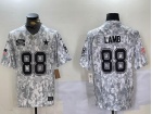 Dallas Cowboys #88 CeeDee Lamb Arctic Camo 2024 Salute to Service Limited Jersey