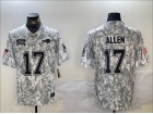 Buffalo Bills #17 Josh Allen Arctic Camo 2024 Salute to Service Limited Jersey