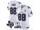 Dallas Cowboys #88 CeeDee Lamb White Est 1960 Limited Jersey