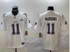 Dallas Cowboys #11 Micah Parsons White Est 1960 Limited Jersey