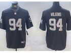 Las Vegas Raiders #94 Christian Watkins Black Vapor Limited Jersey