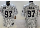 San Francisco 49ers #97 Nick Bosa Arctic Camo 2024 Salute to Service Limited Jersey