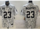 San Francisco 49ers #23 Christian Mccaffrey Arctic Camo 2024 Salute to Service Limited Jersey