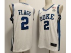 Duke Blue Devils #2 Cooper Flagg White Jersey