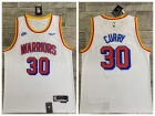 Golden State Warriors #30 Stephen Curry Nike White Classic Edition 2024/25 Swingman Jersey