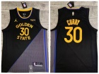 Golden State Warriors #30 Stephen Curry Black 2024/25 City Jersey