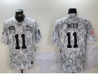 Green Bay Packers #11 Jayden Reed Arctic Camo 2024 Salute to Service Limited Jersey