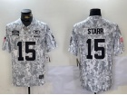 Green Bay Packers #15 Bart Starr Arctic Camo 2024 Salute to Service Limited Jersey