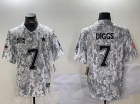 Dallas Cowboys #7 Trevon Diggs Arctic Camo 2024 Salute to Service Limited Jersey