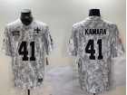 New Orleans Saints #41 Alvin Kamara Arctic Camo 2024 Salute to Service Limited Jersey