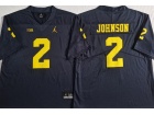 Michigan Wolverines #2 Will Johnson Navy Blue Vapor Limited Jersey