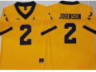 Michigan Wolverines #2 Will Johnson Yellow Vapor Limited Jersey