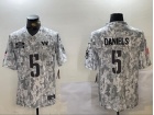 Washington Commanders #5 Jayden Daniels Arctic Camo 2024 Salute to Service Limited Jersey