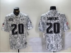 Philadelphia Eagles #20 Brian Dawkins Arctic Camo 2024 Salute to Service Limited Jersey