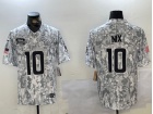 Denver Broncos #10 Bo Nix Arctic Camo 2024 Salute to Service Limited Jersey