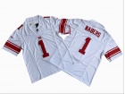 New York Giants #1 Malik Nabers White Vapor F.U.S.E. Limited Jersey