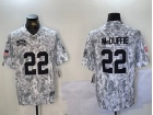 Kansas City Chiefs #22 Trent McDuffie Arctic Camo 2024 Salute to Service Limited Jersey