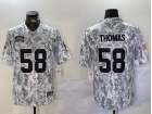 Kansas City Chiefs #58 Derrick D.Thomas Arctic Camo 2024 Salute to Service Limited Jersey