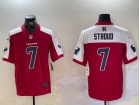 Houston Texans #7 C.J. Stroud Red with White Shoulders Jersey