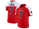 Houston Texans #7 C.J. Stroud Red with White Shoulders Jersey