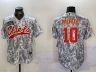 Kansas City Chiefs #10 Isiah Pacheco Arctic Camo Salute to Service Baseball Jersey