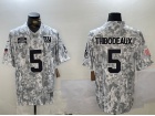 New York Giants #5 Kayvon Thibodeaux Arctic Camo Salute to Service F.U.S.E limited Jersey