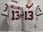 USC Trojans #13 Caleb Williams White F.U.S.E Limited Jersey