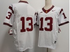 USC Trojans #13 White F.U.S.E Limited Jersey