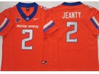 Boise State #2 Ashton Jeanty Orange F.U.S.E Limited Jersey