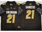 Colorado Buffaloes #21 Shilo Sanders Black 2024 F.U.S.E Limited Jersey