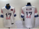 Buffalo Bills #17 Josh Allen USA Flag Fashion Vapor Limited Jersey