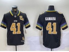 Nola x New Orleans Saints #41 Alvin Kamara Black F.U.S.E Limited Jersey