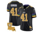 Nola x New Orleans Saints #41 Alvin Kamara Black F.U.S.E Limited Jersey