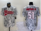 Houston Texans #51 Will Anderson Jr. Arctic Camo Salute to Service Baseball Jersey