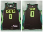 Boston Celtics #0 Jayson Tatum Black 2024-25 City Editon Jersey