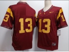 USC Trojans #13 Red F.U.S.E Limited Jersey