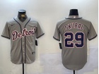 Detroit Tigers #29 Tarik Skubal Grey Cool Base Jersey