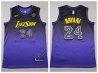 Los Angeles Lakers #24 Kobe Bryant Purple 2024-25 City Edition Jersey