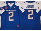 Boise State #2 Ashton Jeanty Blue with White Shoulders F.U.S.E Limited Jersey