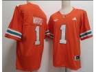 Miami Hurricanes #1 Cam Ward Orange F.U.S.E Limited Jersey