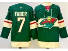 Fanatics Minnesota Wild #7 Brock Faber Green Jersey