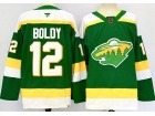 Fanatics Minnesota Wild #12 Matt Boldy Green 2023 Reverse Jersey