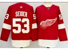 Fanatics Detroit Red Wings #53 Moritz Seider Red Jersey