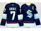 Fanatics Seattle Kraken #7 Jordan Eberle Navy Blue Jersey